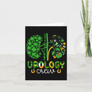 Lustiges St. Patricks Day Urologie-Team Shamrock-K Karte