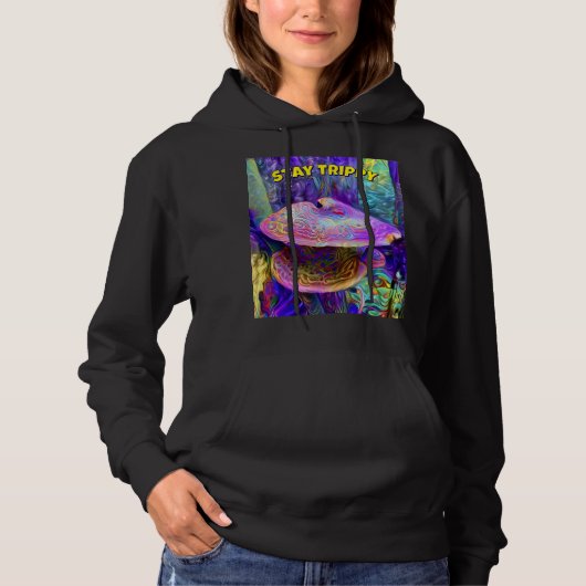 Lustiges „Stay Trippy“ Sweatshirt (Vorderseite)