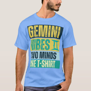 Lustiges Sternzeichen Zwillinge Zwillinge-Vibes zw T-Shirt
