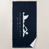 Lustiges Strandtuch (Vorderseite)