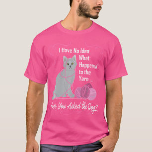 Lustiges Strick-Shirt Keine Ahnung, was mit der T-Shirt
