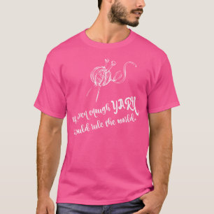 Lustiges Strick-Shirt - Wenn genug Garn gegeben wi T-Shirt