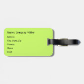 Lustiges Stricken Gepäckanhänger (Rückseite horizontal)