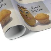 Lustiges Stud/Spud Muffin Geschenkpapier (Rolleneckpunkt)