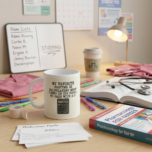 Lustiges Studenten-Abschlussexamen-Taschenrechner- Kaffeetasse
