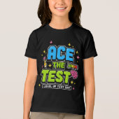 Lustiges Studententest-Hemd - Test bestehen, Level Tri-Blend Shirt (Vorderseite)