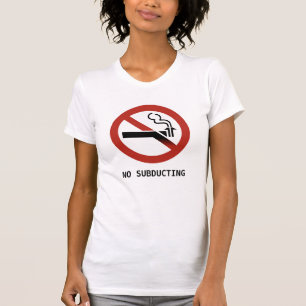 Lustiges Subduktionszonen-Geologie-Logo T-Shirt