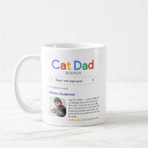 Lustiges Suchergebnis "Bester Katzenvater überhaup Kaffeetasse