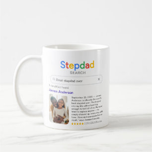 Lustiges Suchergebnis "Bester Stiefpapa überhaupt" Kaffeetasse