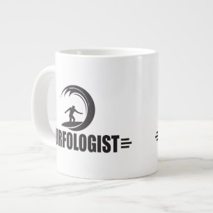 Lustiges Surfen Jumbo-Tasse