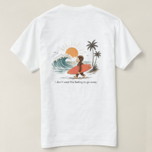 Lustiges Surfen Strand T-Shirt