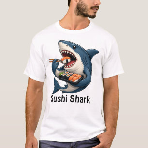 Lustiges Sushi-Hai-Shirt T-Shirt