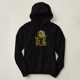 Lustiges Sushi-Monster-Kaiju-Urban-Angriffsdesign Hoodie