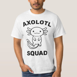 Lustiges süßes Axolotl-Squad-Party einstellbar bla T-Shirt
