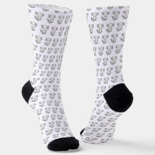 Lustiges süßes Axolotl-Team individuell anpassbar Socken
