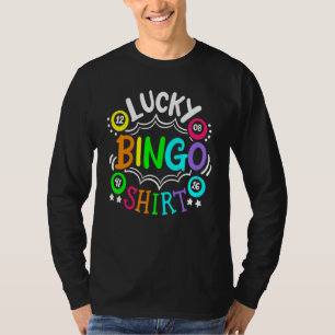 Lustiges Süßes Bingo Spieler Casino Frauen Männer  T-Shirt