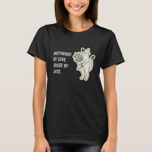 Lustiges süßes Doodle-Mutter-Katze-Mutter-Zitat T-Shirt