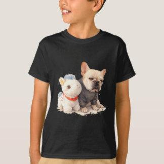 Lustiges süßes Französische Bulldogge Hund Mama T-Shirt