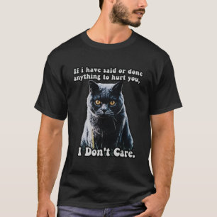 Lustiges süßes Katzen-Meme für Katzenliebhaber und T-Shirt