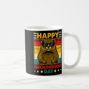 Lustiges Süßes Waldmurmeltier Tierliebhaber Glückl Kaffeetasse