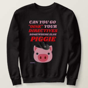 lustiges Sweatshirt "OINK PIGGIE"