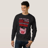 lustiges Sweatshirt "OINK PIGGIE" (Vorne ganz)