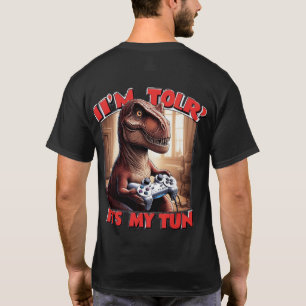 Lustiges T-Rex-Gamer-Zitat-Design T-Shirt