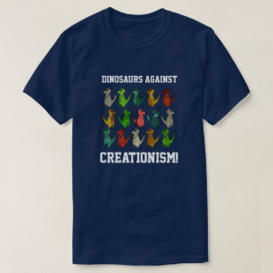 Lustiges T-Rexes "Dinosaurier gegen Kreationismus! T-Shirt