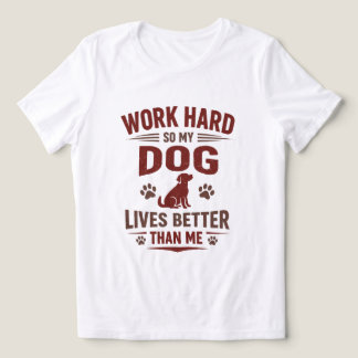 Lustiges T-Shirt für Hundebesitzer - Ich arbeite h Tri-Blend Shirt
