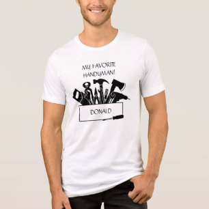 Lustiges T-Shirt für Ihren Lieblingshandwerker. Ed Tri-Blend Shirt