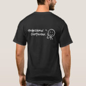 Lustiges T-Shirt für professionelle Überdenker (Rückseite)
