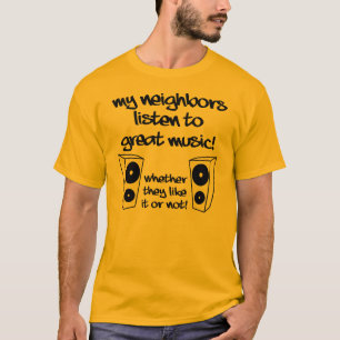 Lustiges T-Shirt Höre Tolle Musik