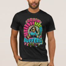 Lustiges T-Shirt mit Brain Buffering