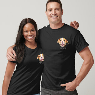 Lustiges T-Shirt mit Katze Hund Baby Kinder Tasche