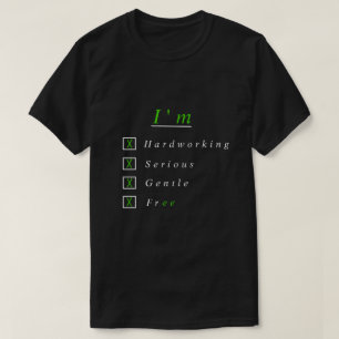 Lustiges T-Shirt mit Text - Anpassbar
