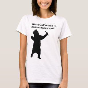 Lustiges T-Shirt Singender Bär