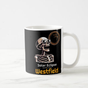 Lustiges T-Shirt Skelett Sonnenfinsternis Westfiel Kaffeetasse