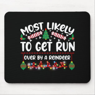 Lustiges T-Shirt, wahrscheinlich von einem Rentier Mousepad