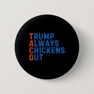 Lustiges Taco-Meme Trump kneift immer beim Zolltar Button