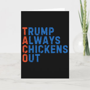 Lustiges Taco-Meme Trump kneift immer beim Zolltar Karte