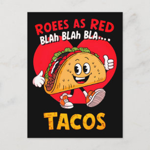 Lustiges Taco T-Shirt-Design für Taco-Liebhaber Postkarte