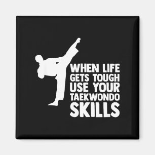 Lustiges Taekwondo-Design für Männer Frauen Taekwo Magnet