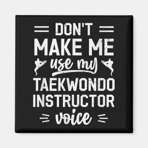 Lustiges Taekwondo-Design für Männer Frauen Taekwo Magnet