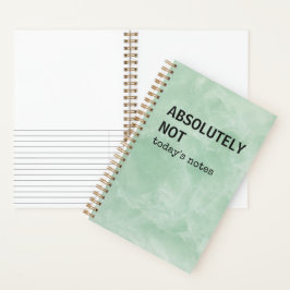 Lustiges Tagebuch | Absolut nicht Notizblock
