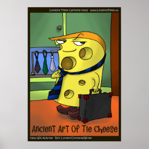 Lustiges Tai Chi Cartoon-Poster von Rick London Poster