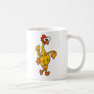 Lustiges Tanzen-Gummi-Huhn Kaffeetasse