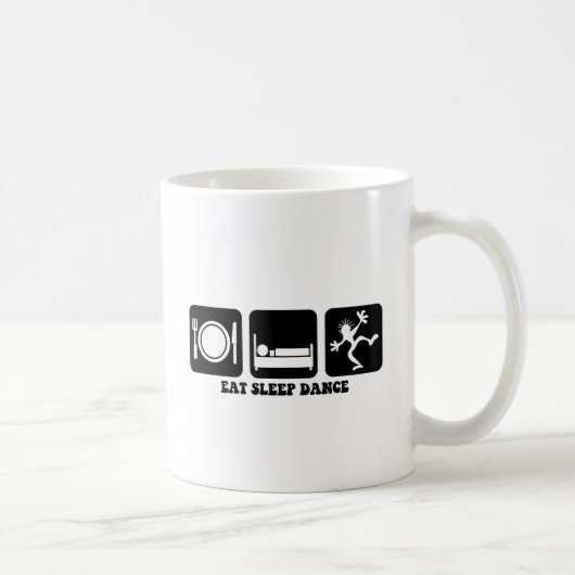 Lustiges Tanzen Kaffeetasse (Rechts)