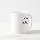 Lustiges Tanzen-Lehrer-Geschenk und 5 6 7 8 Kaffeetasse (VorderseiteRechts)