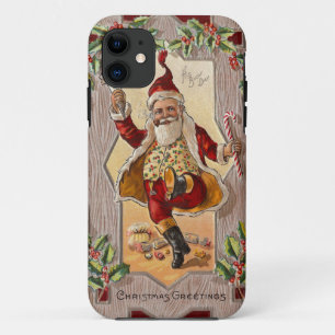 Lustiges tanzendes lustiges Weinlesen Weihnachten Case-Mate iPhone Hülle