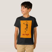 Lustiges Tanzendes Skelett Oh Snap T-Shirt (Vorne ganz)